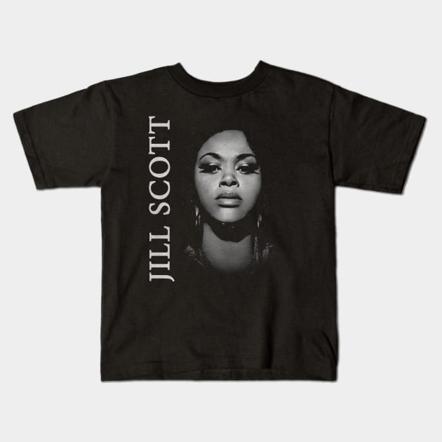 Jill Scott Kids T-Shirt by Sal.Priadi